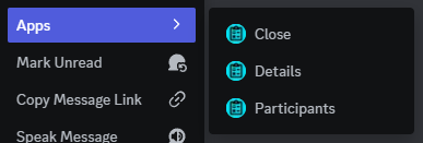 Message actions