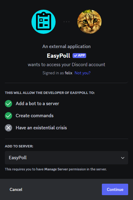 Select server